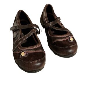 Brown Mary Jane Hello Kitty Shoes